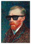 Obraz na pł&oacute;tnie vincent van gogh autoportret pop art 50x70 cm