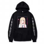 Kuum anime Minu &uuml;mberriietumise kullake Kitagawa Marin Graafilise Prindiga Kapuutsiga Meeste Naiste K&otilde;rge Kvaliteediga Hupparid Harajuku Unisex Dressipluus M