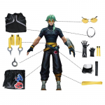 M&auml;nguasi Lol Heartsteel Ezreal Cosplay kost&uuml;&uuml;m Lol Heartsteel Gq Ezreal must unisex &uuml;likond Halloweeni t&auml;iskomplekt prillidega XXL