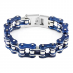 Punk Meeste Oranž Jalgratta K&auml;ev&otilde;ru Must Mootorrattaketi K&auml;ev&otilde;ru Meestele Naistele Roostevabast Terasest Biker Randme Ehted 23cm