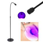 UV ripsmevalgusti pikendab ripsmete eluiga 10W UV-lamp ripsmepikenduste jaoks jalgpedaaliga juhtimisega ripsmetehnikutele salongi jaoks EU Plug purple