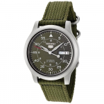 Seiko 5 Automaatne S&otilde;jav&auml;e Khaki &Uuml;lemere Mudeli Kell, Roheline, SNK805K2, Meeste, Imporditud,