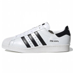 Adidas Prada X Adidas Superstar 'Valge Must' Tossud FW6680 37⅓