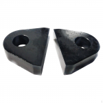 2 Pieces Weld on Shackle Clevis Mount, Easy to Install, Heavy Duty Steel for