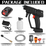 88VF Autopesu survejuhtmeta k&otilde;rgsurvepesur veep&uuml;stolid 18V akule Pesuri otsik Puhastusmasin 1*Battery