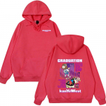 Vintage Rapper Kanye West L&otilde;petamiskaru Graafiline R&otilde;ivastus Meeste Hip Hop Mood Popmuusika Huppar &Uuml;le suur Suvi Talv Streetwear S