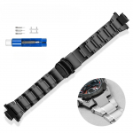 K&auml;epael Casio G-SHOCK GST-B400 jaoks kumer t&auml;is roostevabast terasest kellarihm meestele Metallist modifitseeritud randmerihma tarvikud must