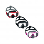 Masque de plong&eacute;e - BESTWAY - Crusader Pro - Grand-angle - Silicone confortable - Adulte