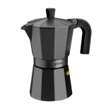 Cafeti&egrave;re - Monix - Vitro - Aluminium - 1 tasse - Noir