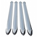 4 tk Auto Serva Kokkup&otilde;rkevastane Riba Kaitseraua Kaitsja Kaitsev Liist H&otilde;&otilde;rdumise ja Kriimustuste V&auml;ltimiseks Kaitseraua Kokkup&otilde;rke Stiil 4 pcs set