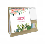 WTEMPO 2026 DIY Prinditud Kalendrid Kodu/Kontori/Klassiruumi Lauakaunistus Multifunktsionaalne M&auml;rkmik Planeerija Graafik Enesedistsipliini Kontrollkalendrid 4pcs mitmev&auml;rviline