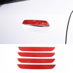 Red Carbon fiber Exterior Door Handle Cover Trim Sticker For BMW X1 U11 -24