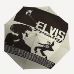 1 tk Elvis Presley Automaatselt avanev, Tuulekindel, Kompaktne Reisi-vihmavari, Kingitus S&uuml;nnip&auml;evaks, J&otilde;uludeks, &Auml;riks 93085