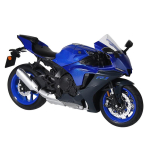 1/12 Yamaha YZF-R1 R1 Sulamist V&otilde;idus&otilde;idu Mootorratta Mudel Valatud Metallist T&auml;navas&otilde;idu Mootorratta Mudel Heli ja Valgusega Laste M&auml;nguasjad Kingitus sinine