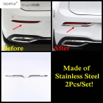Eesmine keskmine iluv&otilde;re riba / Tagumine udutule lambi kulmukarva riba katteviimistlus Tarvikud VW Volkswagen Golf 8 MK8 - 2025 jaoks Rear Fog Light