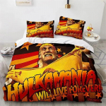 WWE EAW Voodipesukomplekt &Uuml;heinimese Twin T&auml;iskasvanu Queen King Suuruses Maadluspeli Voodikomplekt T&auml;iskasvanu Laste Magamistoa Tekikoti Komplektid 3D Prindiga EU Single(135*200cm)3pcs