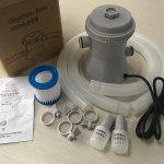 Filtrikomplekt 300 gallonile maapealsele basseinile ringluspumba, veepumba jaoks white European plug 220-240V#1