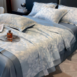 Suvine Neljaosaline Komplekt J&auml;&auml;siidist Jahutava Kiudaineiga Puhtast Siidist &Otilde;huke Tekk 150*200cm single quilt