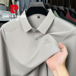 Pierre Cardin meeste triibuline pikkade varrukatega &auml;rikasulik polo T-s&auml;rk M