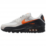 Nike Air Max 90 Abrasion Resistant Low top Casual Running Shoes Unisex Gray Black Orange IF0670-003 40.5