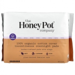The Honey Pot Company, 100% orgaanilisest puuvillast kate, &uuml;rtidega kaetud padjakesed, tiivuline, &ouml;ine pidamatus, 16 tk.