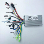 Harjadeta mootori kontroller p&ouml;&ouml;rde ja p&uuml;sikiiruse hoidjaga, 24V/36V/48V, 350W elektrit&otilde;ukeratastele valge