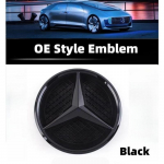 3D auto iluv&otilde;re embleem T&auml;he m&auml;rk Esiv&otilde;re logo Mercedes Benzi jaoks W204 W205 W213 X253 A B C E S CLA GLB GLC GLE GLS Tarvikud A-W176 2013-2018