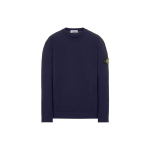 Stone Island Logo &Uuml;mmarguse kaelusega dressipluus Meeste dressipluus Tumesinine 761563750-V0020 L black