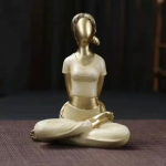 Kunst Abstraktne Meditatsioon Jooga Skulptuur Jooga Poos Kujukuju Dekoratiivne Vaigust T&uuml;druk Kodu Raamaturiiul Dekoratsioon Kingitus Kodukaunistus