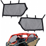 UTV Parempoolne ja Vasakpoolne Akudev&otilde;rk Can-Am Maverick X3 2017-2021 jaoks Aknakate Varjupaneel Rullpuuri V&otilde;rkuks Ukse Kriimustuskindel must