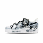 Nike Air Force 1 Rula Kingad Unisex Madalad Must/Valge CW2288-111(Team619-) 43
