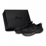 HOKA ONE ONE Bondi 8 Slip Resistant Abrasion Resistant Low top Running Shoes Men's Black 1123202-BBLC(Team80-SBOX) 40.5