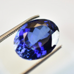 Haruldane SININE Tansaniit 10,30 ct Ovaalne L&otilde;ige Looduslik SERTIFITSEERITUD Lahtine V&auml;&auml;riskivi 14.8 mm Approx. sinine