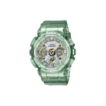 Casio G-Shock &Uuml;kssarvik Helendav Veekindel Spordi Kvartsikell Naiste kellad Roheline GMA-S120GS-3A Green Watch Case
