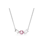 Swarovski Mesmera seeria roodiumiga kaetud kaelakee Naiste kaelakeed Roosa 5668275 Silver/Pink,F