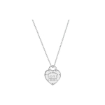 Tiffany & Co. Return To Tiffany S&uuml;damekujuline Ripatsiga Kaelakee Unisex kaelakee H&otilde;be 36340509 Silver,40cm
