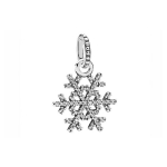 Pandora Talvine suudlus lumikelluke ripats Unisex ripats H&otilde;be 390354CZ Silver
