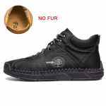 K&auml;sitsi valmistatud l&otilde;hestatud nahast saapad Meeste jalan&otilde;ud Mugavad poolsaapad meestele vabaajajalatsid Suure suurusega t&ouml;&ouml;riistakingad 39 must