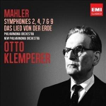 CD OTTO KLEMPERER PHILHARMONIA ORCHES Mahleri s&uuml;mfooniad 2 4 7 9 Das 5099924839822 EMI Classics 2013 Euroopa Klassikaline Kasutatud