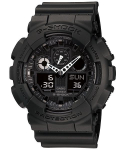 Casio G-SHOCK Meeste Vaik 200M Veekindel Digitaalne P&otilde;rutuskindel Kvartsikell GA-100-1A1 must