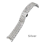20mm roostevabast terasest kellarihm MiDo BARONCELLI M027 M027.407 M027.408 M027.462 jaoks H&otilde;bedane Roosakuldne Kellarihm Libliklukk 20mm for M027 h&otilde;be