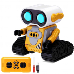 Laetavad laste RC-robotid lastele Multifunktsionaalne elektriline mini-robotm&auml;nguasi Suurep&auml;rane kingiidee kollane