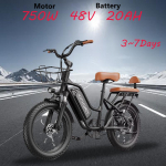 2026 Uus LD20 Jalgratta Elektriabi 750W 48V 20AH Liitiumaku Meeste ja Naiste T&auml;iskasvanute Linn Lastega Elektrijalgratas 750W 48V 20AH must