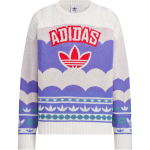 Adidas Originals FW24 Maakera Aasta Piiratud V&auml;ljaanne LNY Kootud Pulloveri Seeria &Uuml;mar Kaelus Pehme Mugav Kampsun Unisex Kampsun JL8366 XS