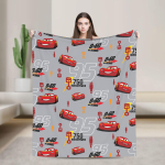 Lightning McQueen 95 Soojad Tekid Lennureisiks Pehme Visketekk Moodne Magamistoa Flanell Voodikate Diivanvoodi Kate 130x150cm