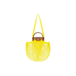 Longchamp Le Pliage Filet 38 &Uuml;hev&auml;rviline Kang Nahast V&otilde;rk-Kott Suur Naiste Toteskotid Helendav-Kollane 10121HVH174 Basic Set (Bag)