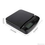 25kg/1g 55lb Digitaalne Postisaatmise Kaal Lauapealne Pakk Kirja Postikulu Kaalumine Loendusfunktsiooniga Elektrooniline Kaal