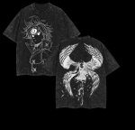 Meliodas Graafiline T-s&auml;rk Anime Seitse Surmapattu Vintage Pesitud &Uuml;lem&otilde;&otilde;duline T-s&auml;rk Meeste Naiste R&otilde;ivad Puuvillased L&uuml;hikeste Varrukatega T-s&auml;rgid 2XL gray