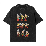 A Asterix naine Mehed Puuvillane Pestaud Kuumstantsitud Tr&uuml;kiga T-s&auml;rk Harajuku Puuvillane T-s&auml;rk Meeste Suvine L&uuml;hikeste Varrukatega T-s&auml;rgid M black