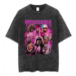 Pestud Vintage Rapper Theodora Mega Bbl Graafiline T-s&auml;rk Meestele Naistele Hip Hop Mood T-s&auml;rk Vabaaja &Uuml;le suuruse L&uuml;hikeste varrukatega T-s&auml;rk L
